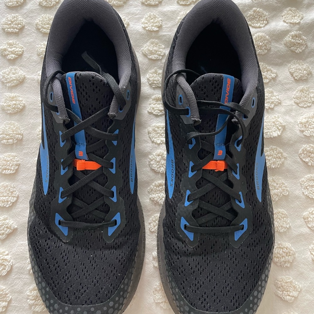 Black and Blue Athletic Shoes